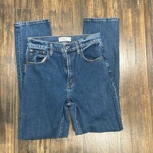 Abercrombie & Fitch the slim straight ultra high rise size 27